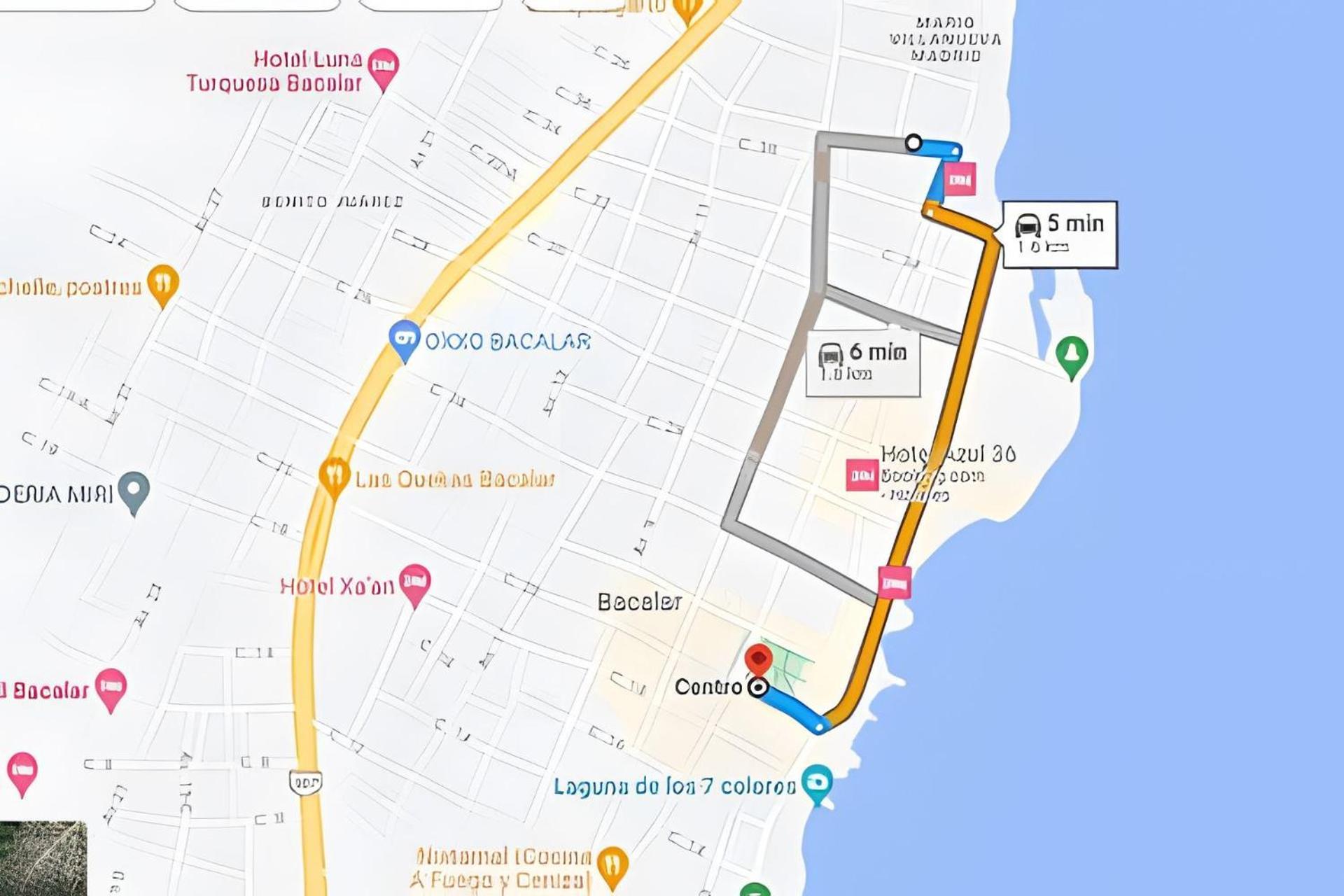 شقة Casa De Piedra - Departamentos Bacalar- المظهر الخارجي الصورة