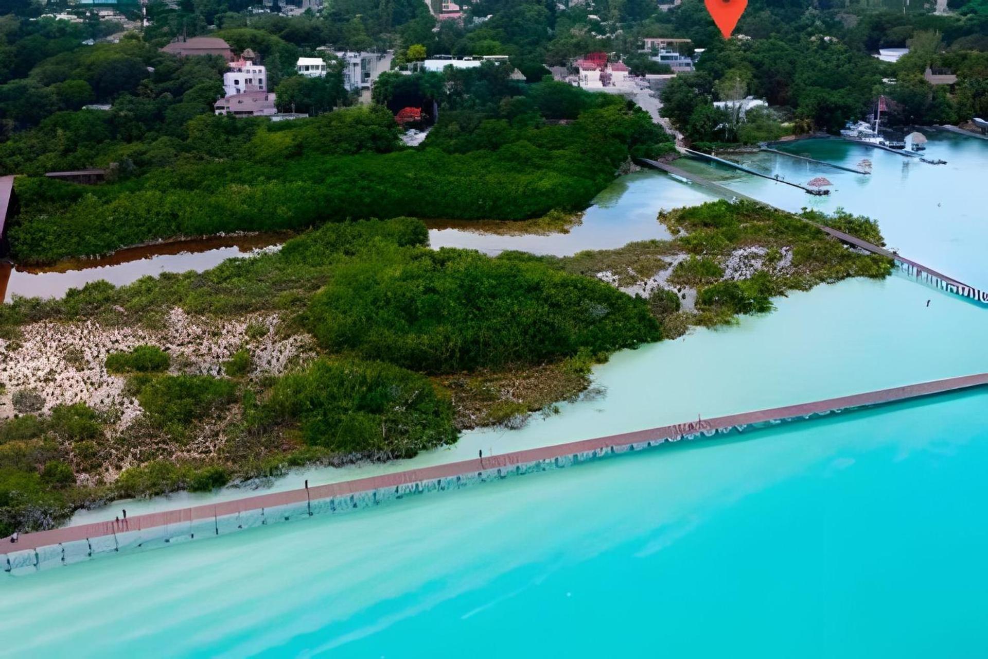 شقة Casa De Piedra - Departamentos Bacalar- المظهر الخارجي الصورة