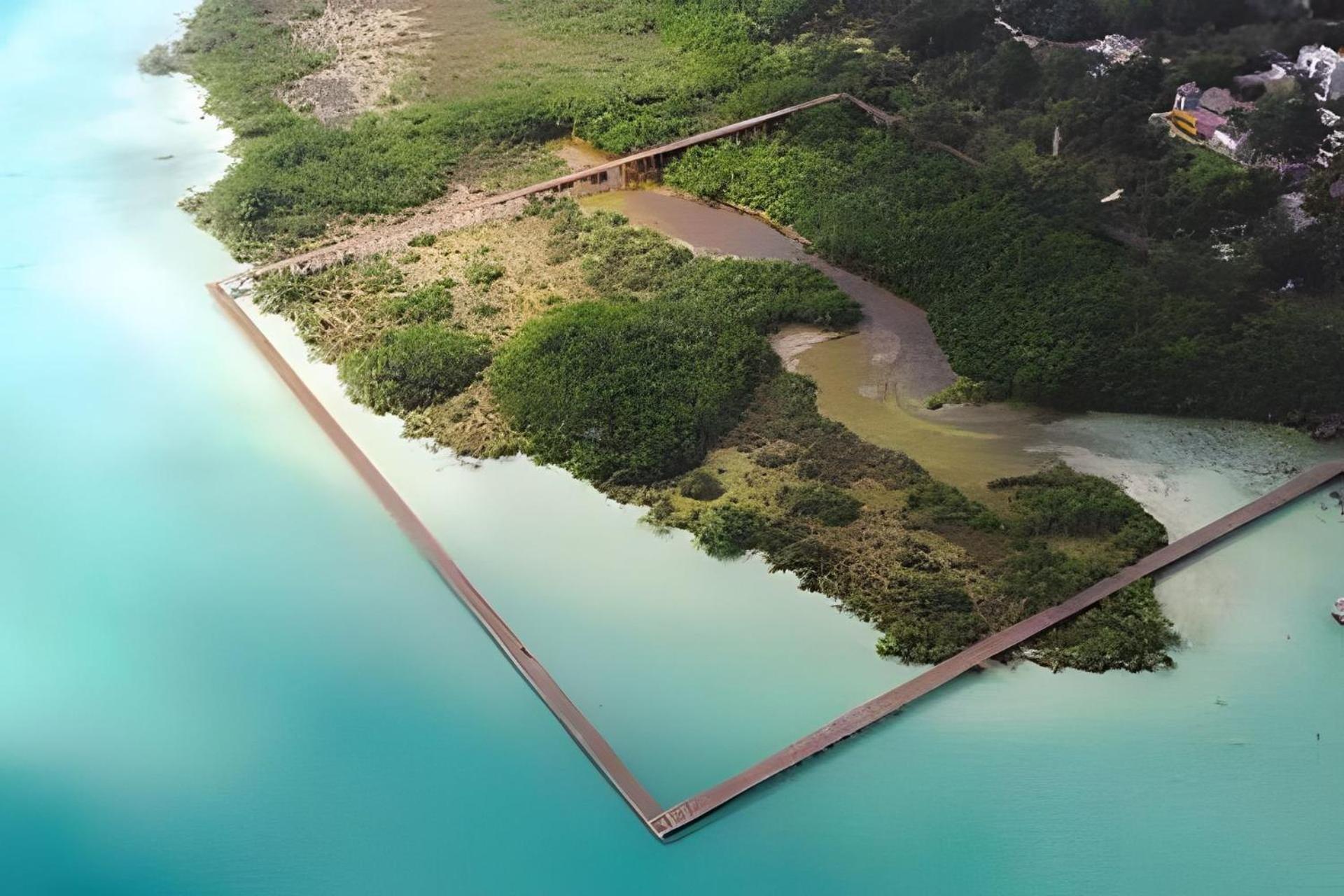 شقة Casa De Piedra - Departamentos Bacalar- المظهر الخارجي الصورة
