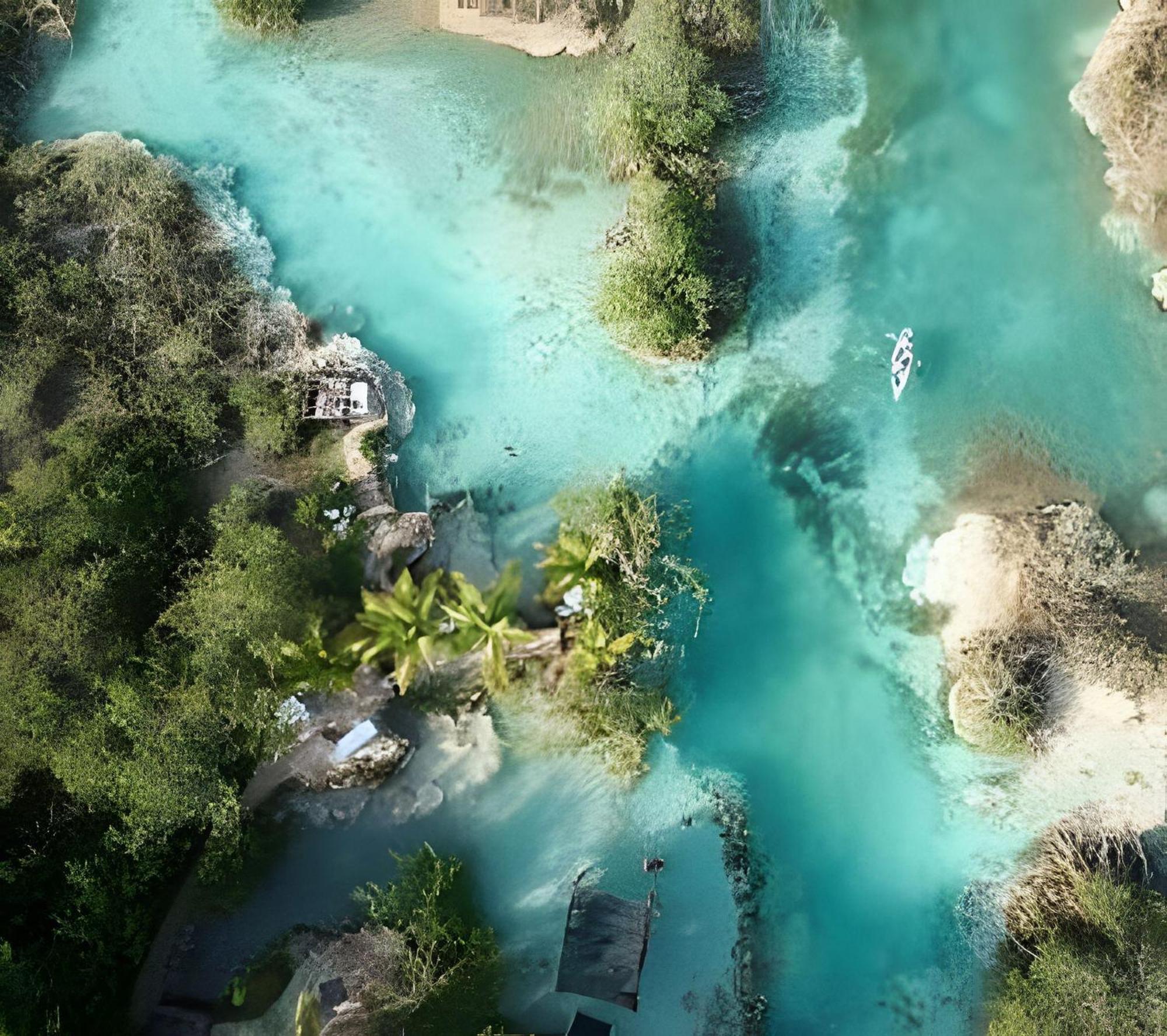 شقة Casa De Piedra - Departamentos Bacalar- المظهر الخارجي الصورة